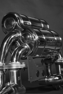 Silencieux 'Twinsound' avec valves F430 