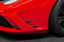 Ailettes avant carbone brillant Ferrari 458 Spéciale
