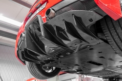 Diffuseur arrière carbone brillant Ferrari 458 Spéciale
