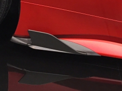Ailettes latérales carbone brillant Ferrari 488 GTB/GTS