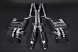 Silencieux avec valves Audi RS4 B7.